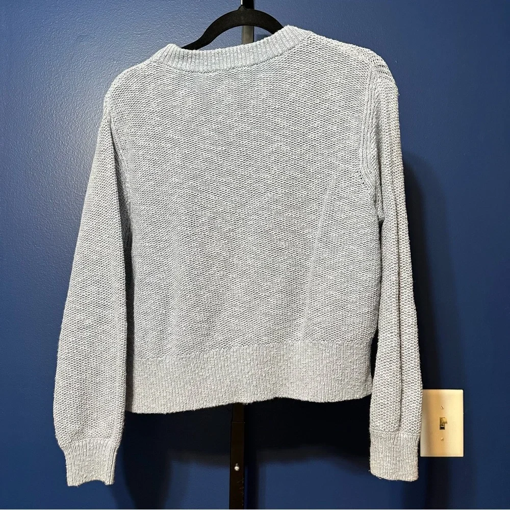 Everlane Heather Gray Crew Neck Sweater - Picture 3 of 4